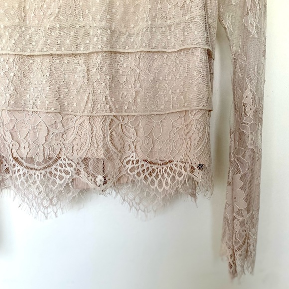 American Eagle Layered Lace Blouse - Picture 4 of 9